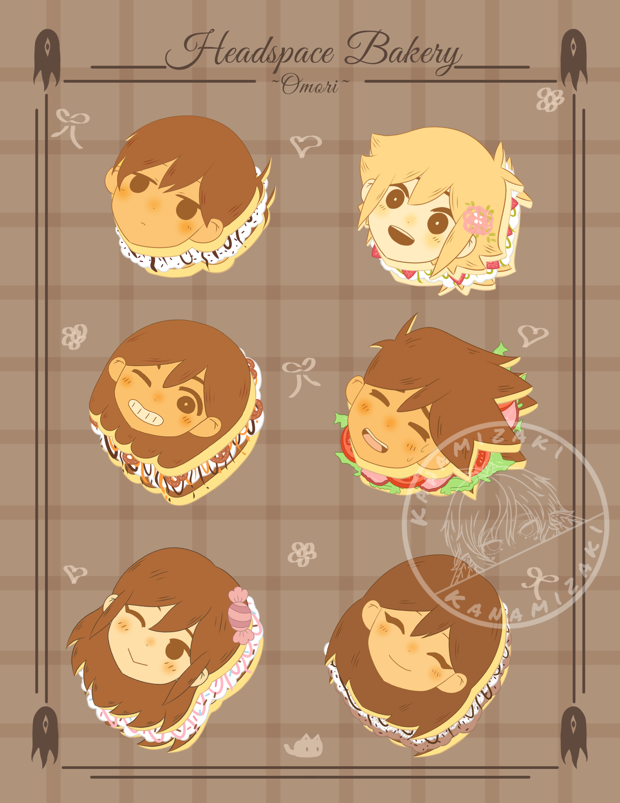 Omori: Headspace Bakery Mini Print ( 5 x 7" )