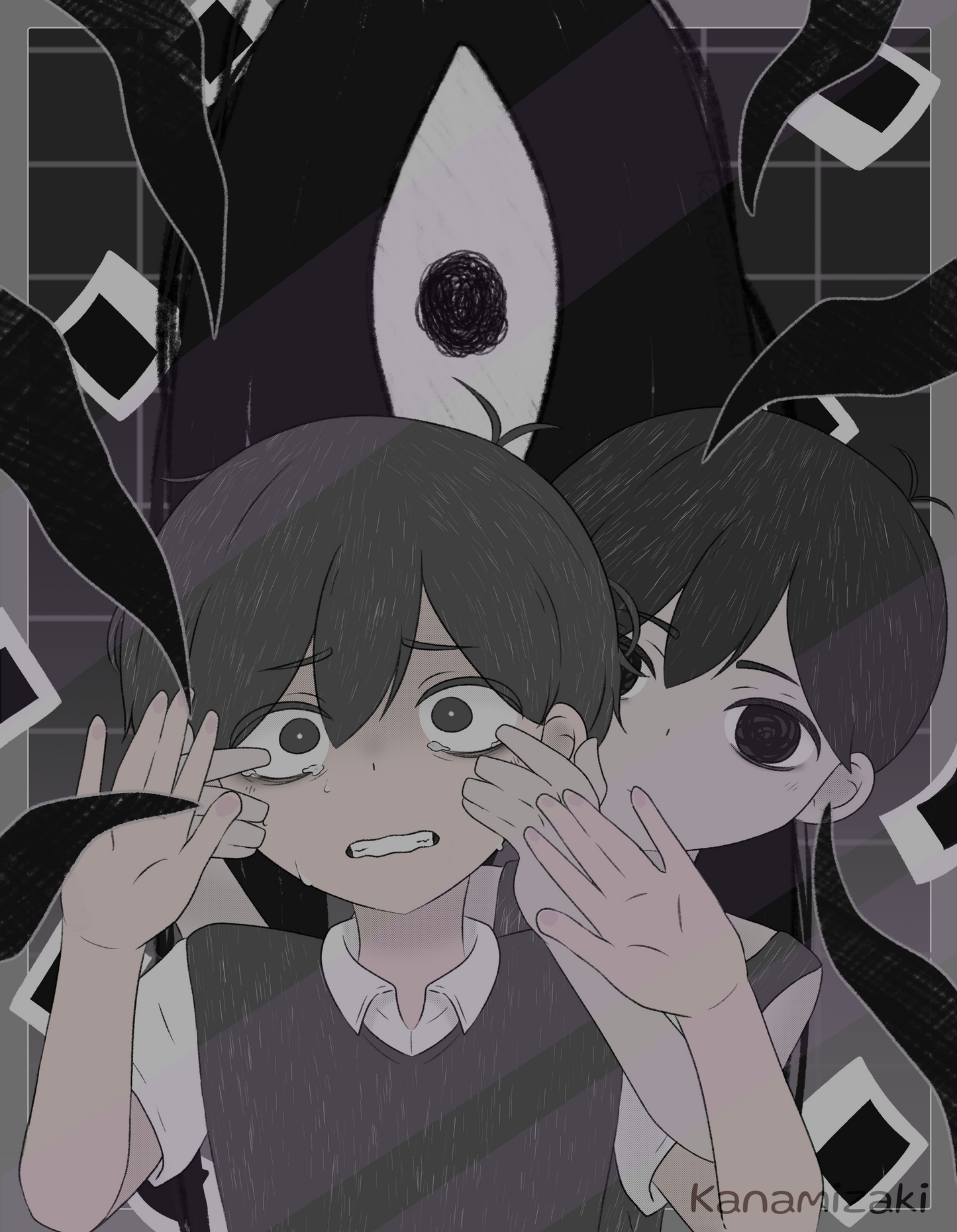 Omori: Trapped Mini Print ( 5 x 7" )