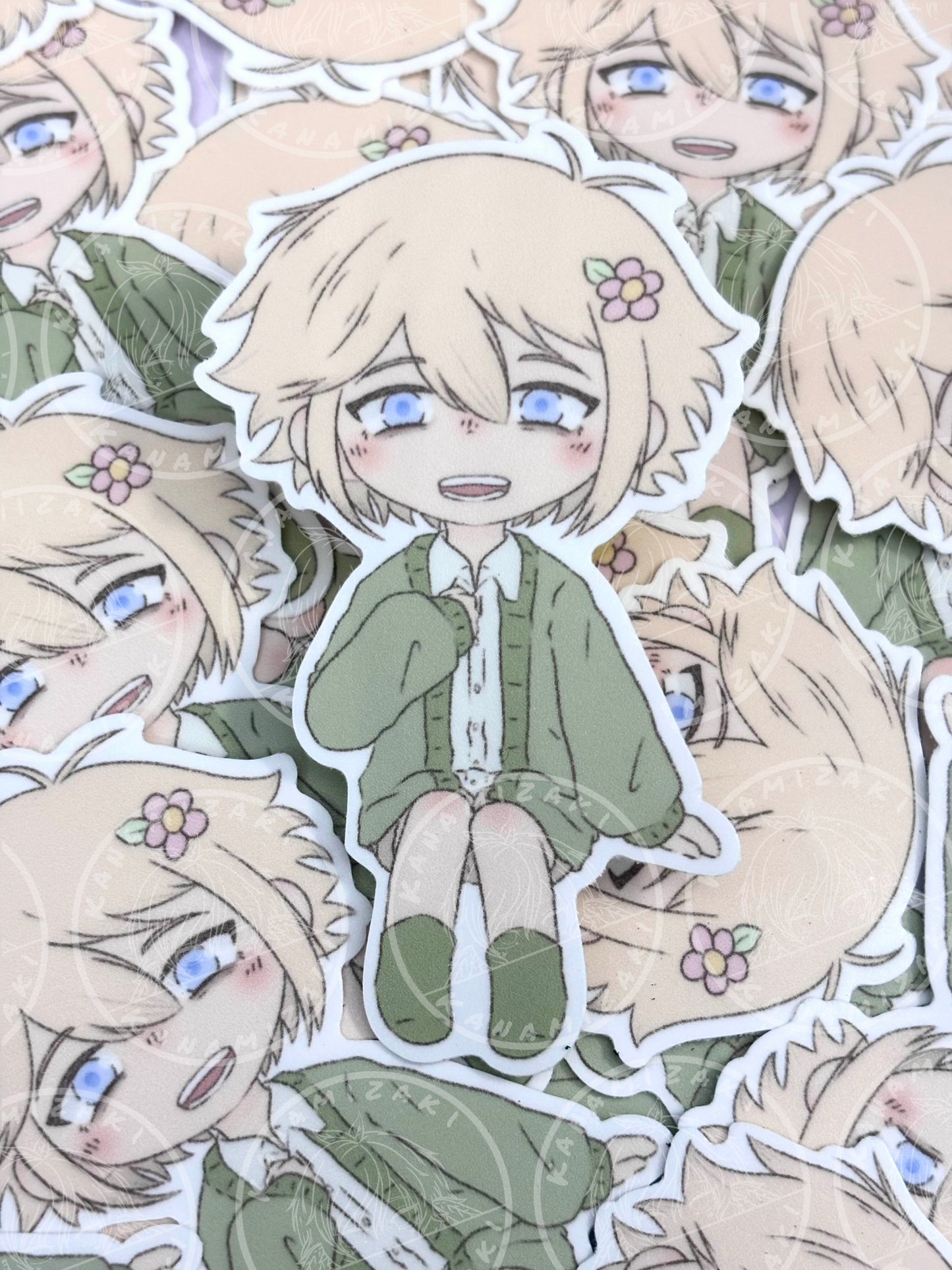 Omori: Happy Sitting Basil Sticker